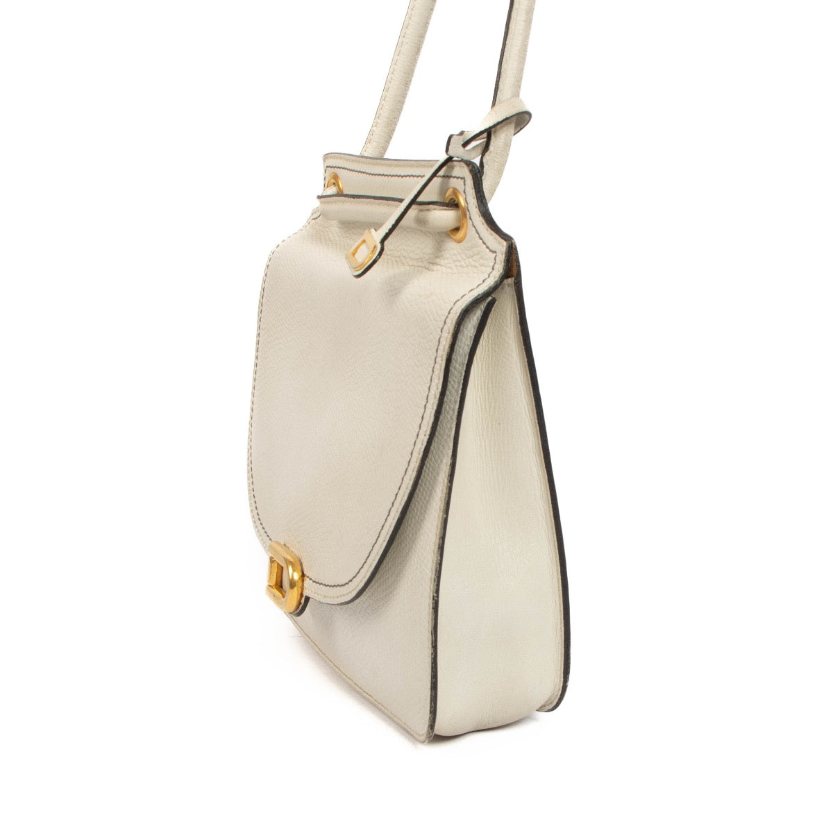 shop 100% authentic second hand Delvaux Vintage White Mini Crossbody Bag on Labellov.com