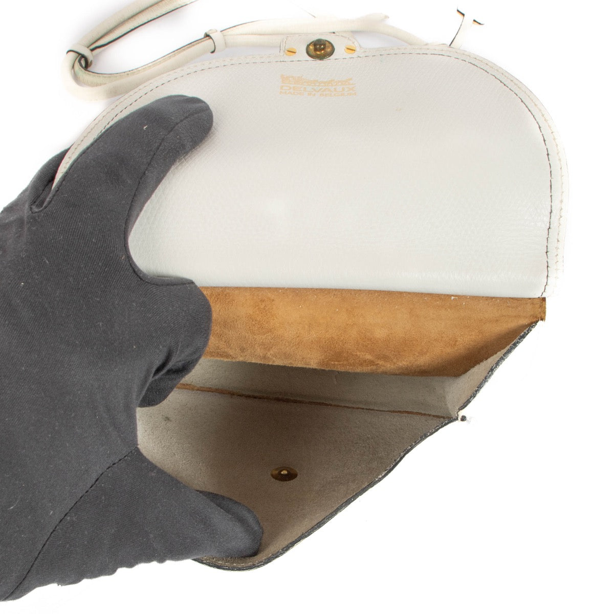 shop 100% authentic second hand Delvaux Vintage White Mini Crossbody Bag on Labellov.com