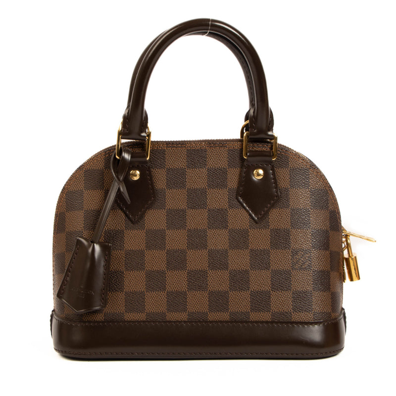 Louis Vuitton Damier Ebene Alma BB Bag for the best price at Labellov secondhand luxury in Antwerp