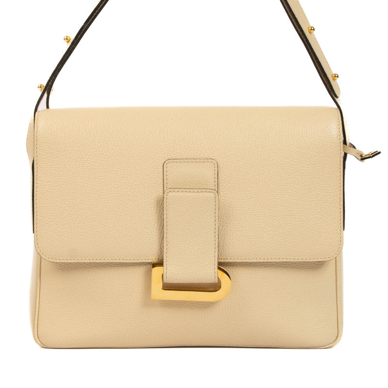 Shop 100% second-hand Delvaux Cream Jumping Poirier Bag on Labellov.com