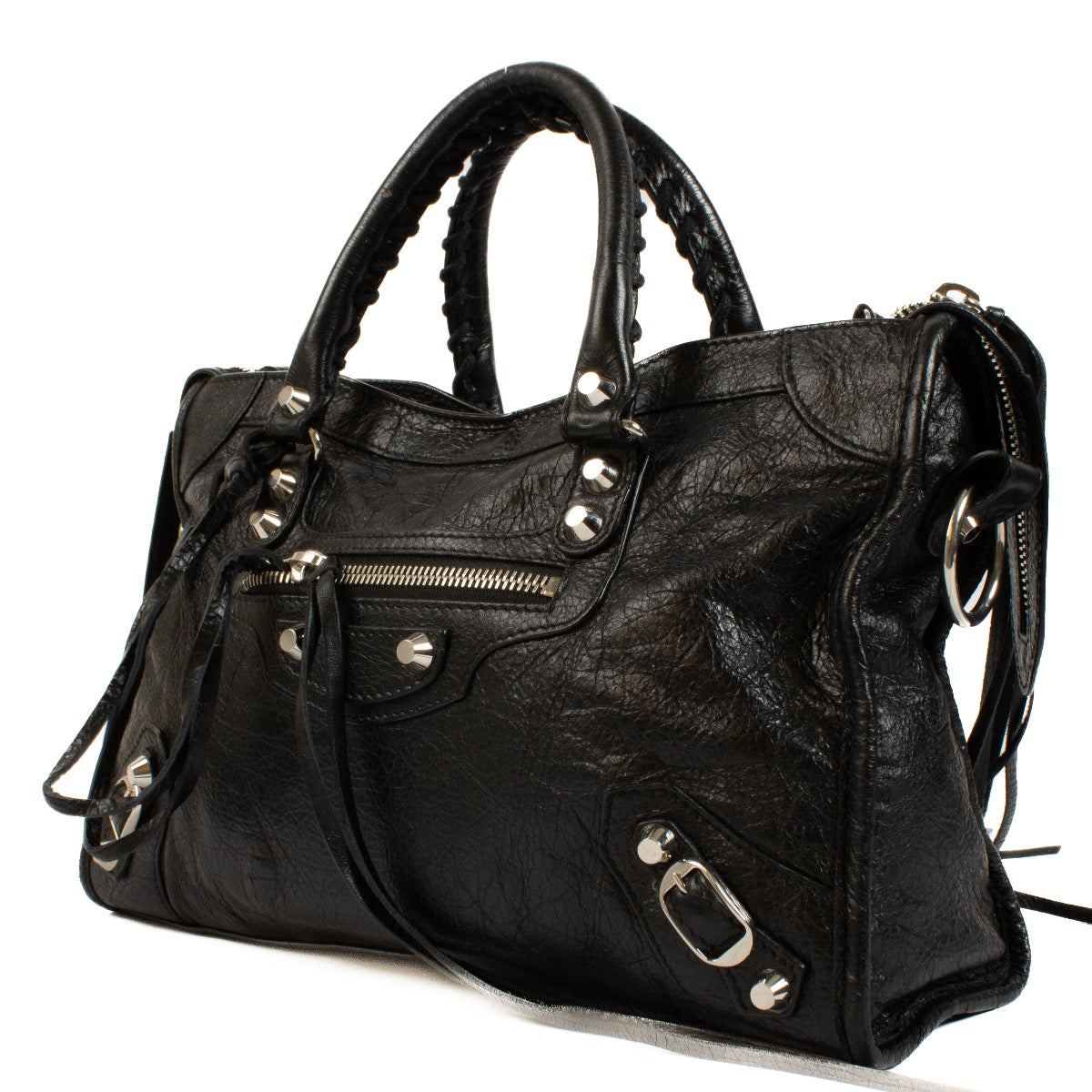 Authentic second hand Balenciaga Black City Shoulder bag on Labellov.com