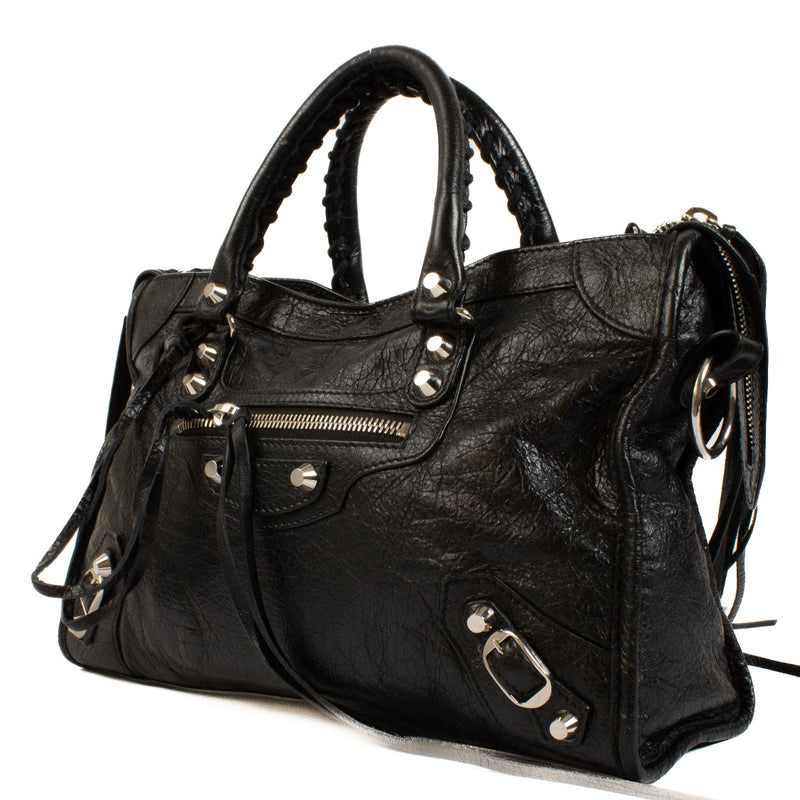 Authentic second hand Balenciaga Black City Shoulder bag on Labellov.com