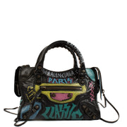 Authentic second hand Balenciaga Black Mini City Graffiti on Labellov.com