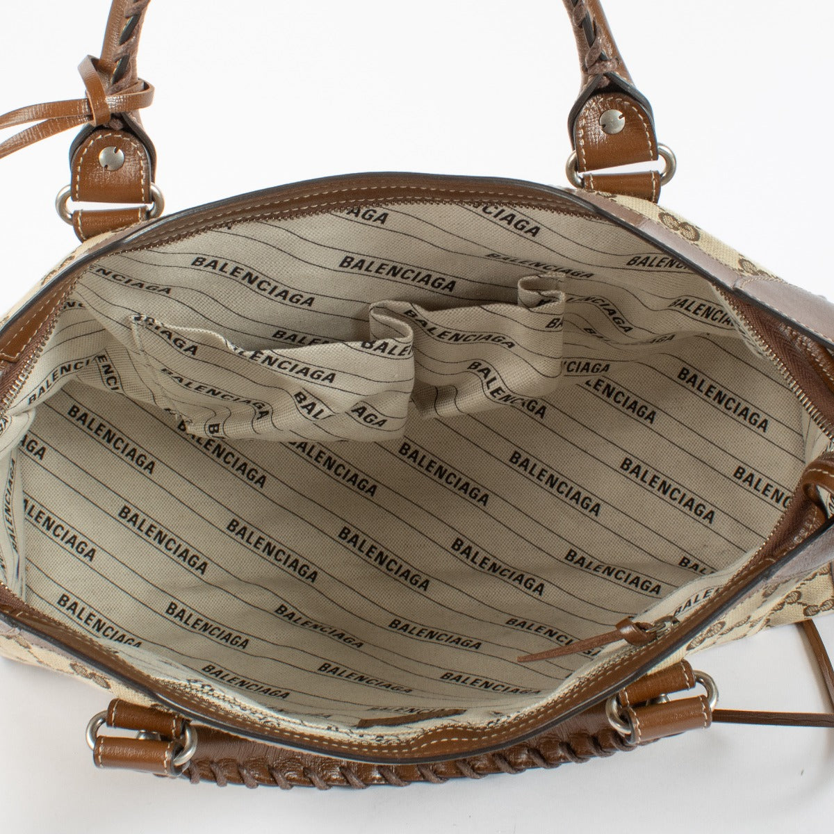 Authentic preloved Balenciaga x Gucci The Hacker Project City Bag on Labellov.com