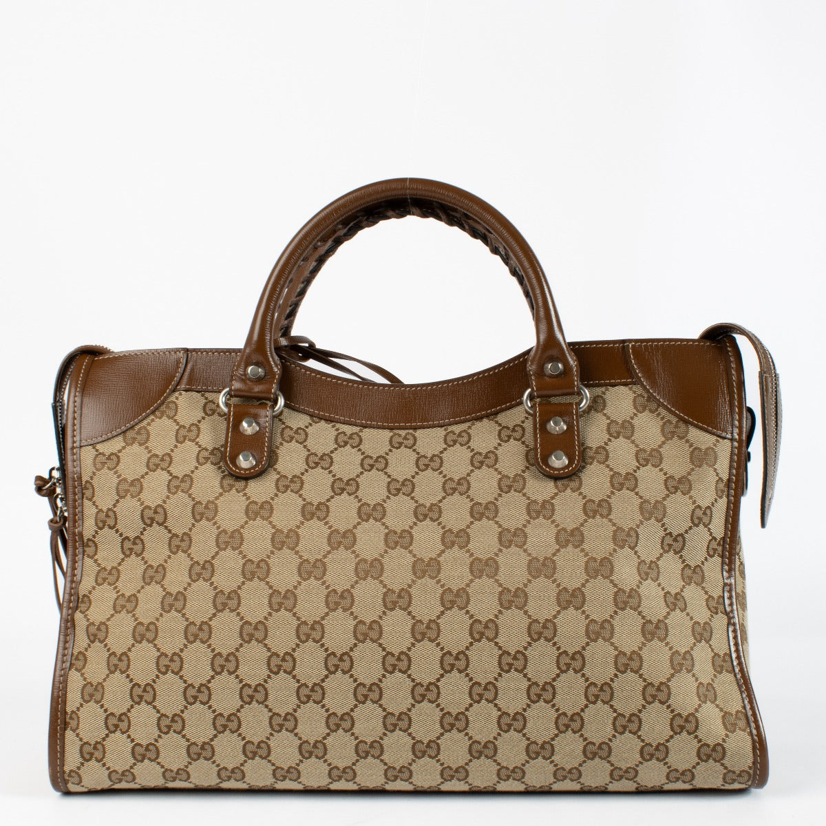 Authentic preloved Balenciaga x Gucci The Hacker Project City Bag on Labellov.com