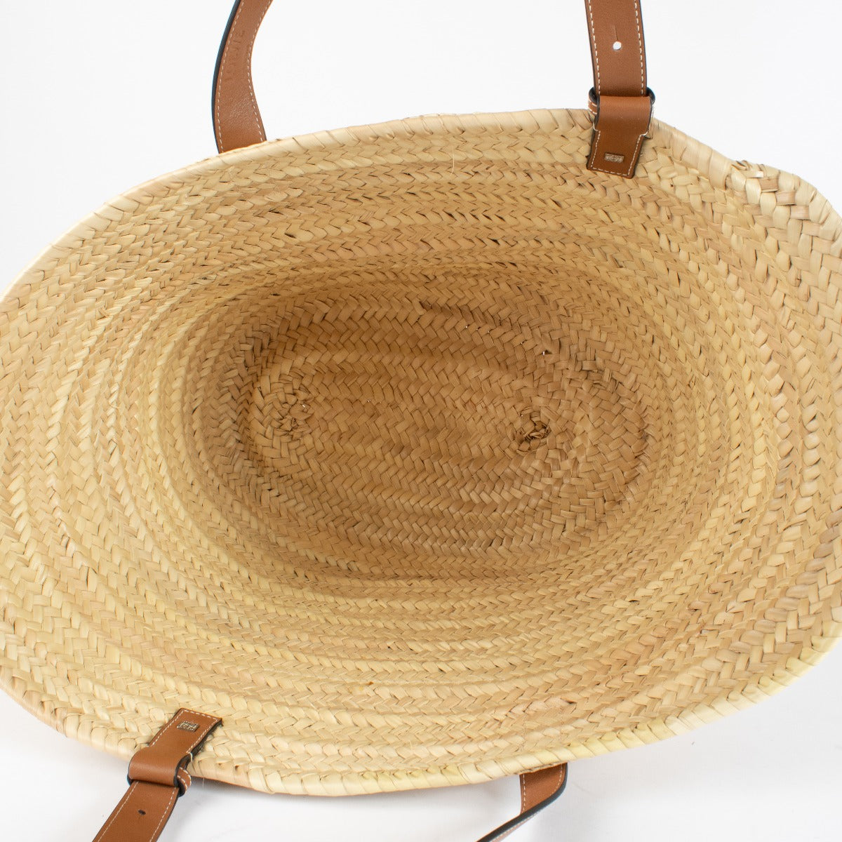 Authentic pre-loved Loewe Large Raffia Basket Tote on Labellov.com