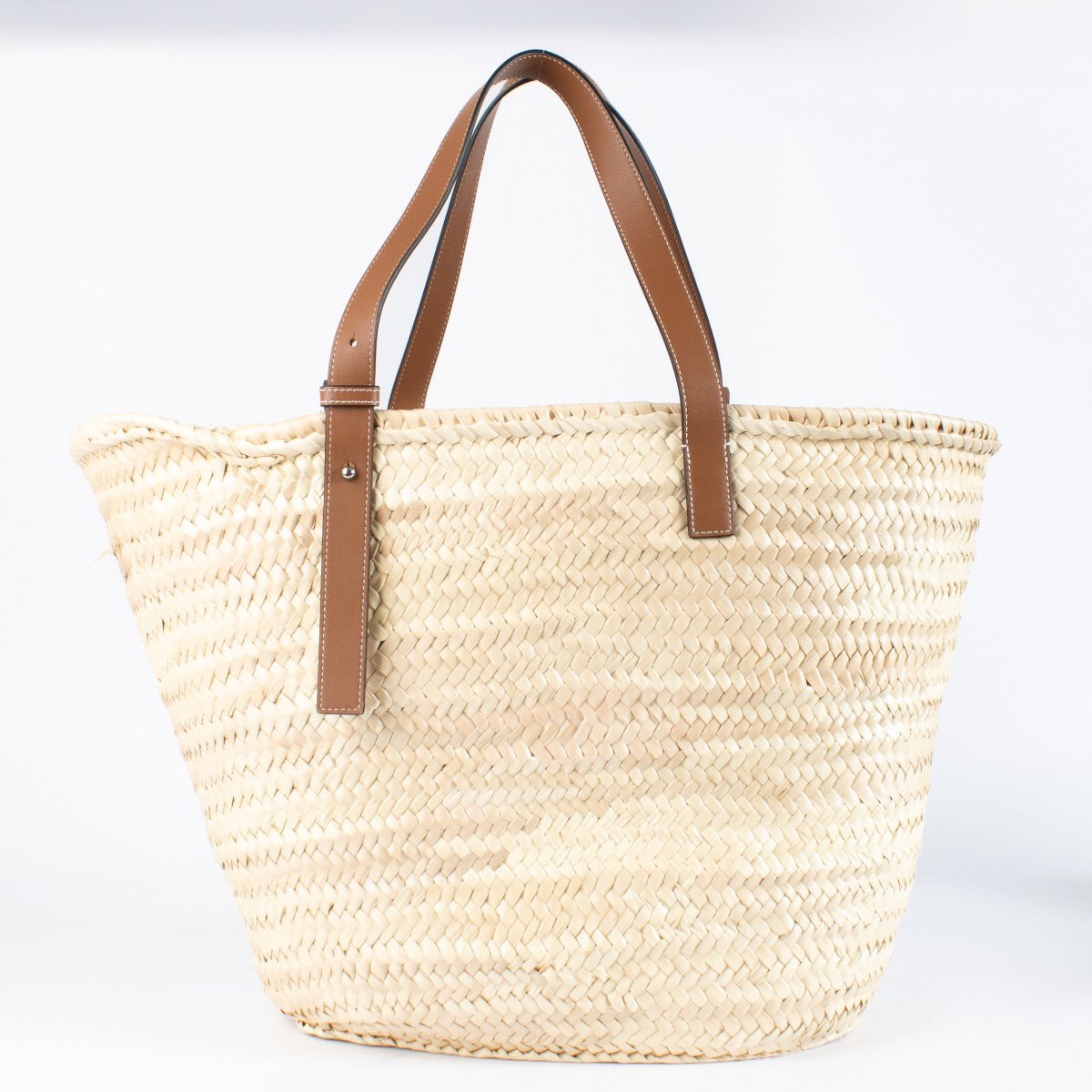 Authentic pre-loved Loewe Large Raffia Basket Tote on Labellov.com