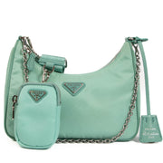 shop 100% authentic second hand Prada Re-edition 2005 Nylon Green Bag on Labellov.com