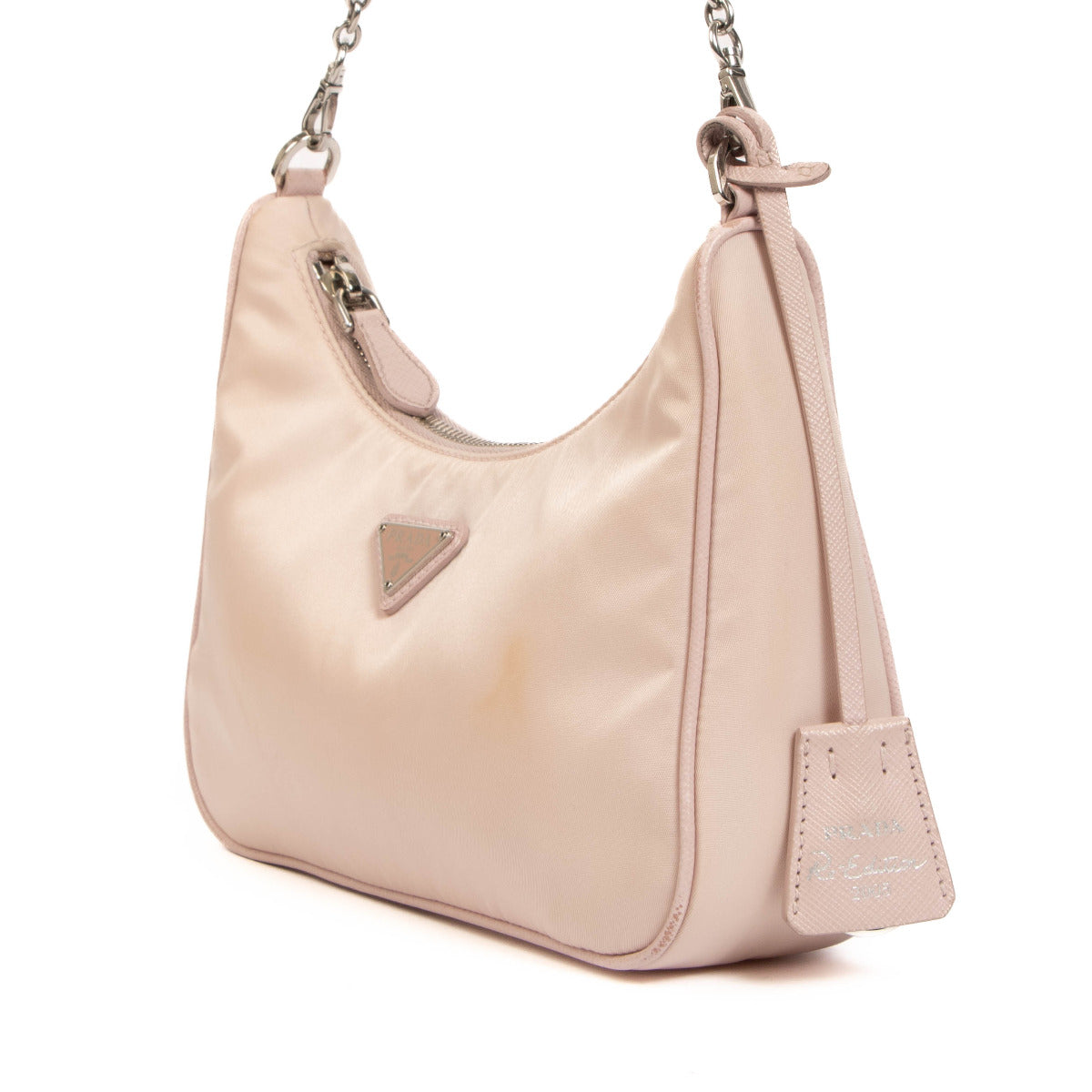 shop 100% authentic second hand Prada Pink Re-edition 2005 Nylon Bag on Labellov.com