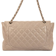 shop 100% authentic second hand Chanel Grey Calfskin Maxi Classic Bag on Labellov.com