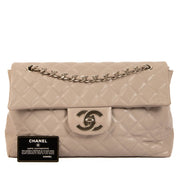 shop 100% authentic second hand Chanel Grey Calfskin Maxi Classic Bag on Labellov.com