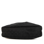 Shop 100% Authentic Second-Hand Gucci Black GG Canvas Zebra Horsebit Hobo Shoulder Bag on labellov.com
