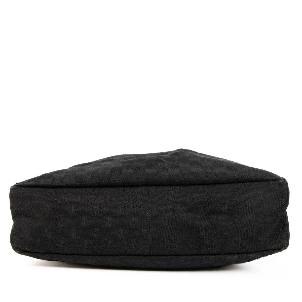 Shop 100% Authentic Second-Hand Gucci Black GG Canvas Zebra Horsebit Hobo Shoulder Bag on labellov.com
