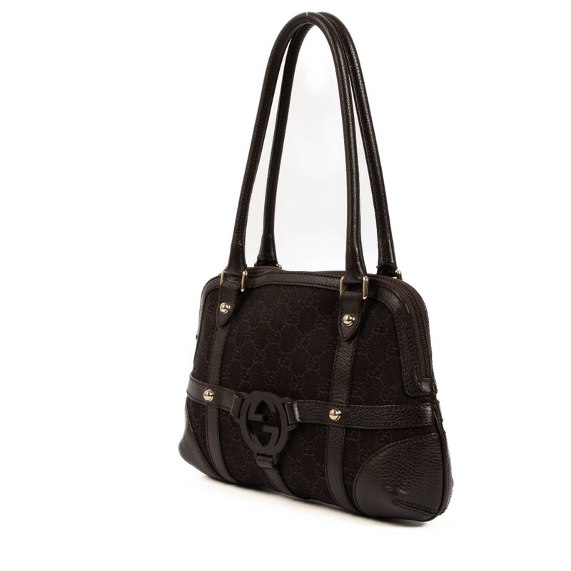 Shop 100% Authentic Second-Hand Gucci Brown Vintage Shoulder bag on Labellov.com