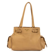 Shop 100% authentic second-hand Prada Sabbia Vitello Daino Shoulder Bag on Labellov.com