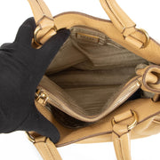 Shop 100% authentic second-hand Prada Sabbia Vitello Daino Shoulder Bag on Labellov.com