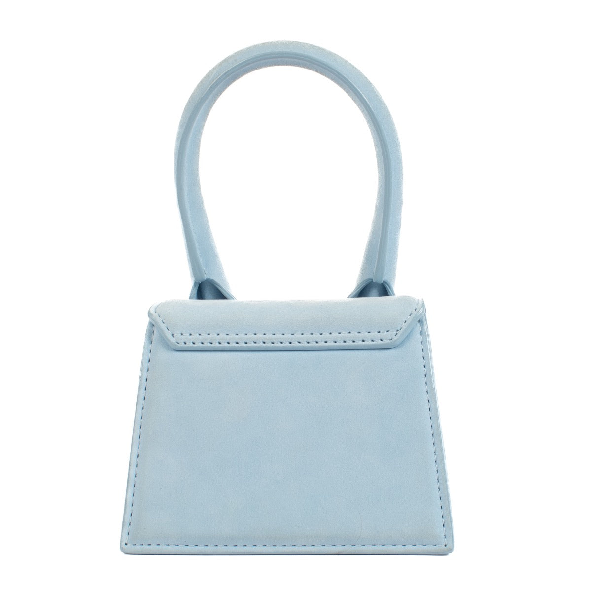 Shop safe online at Labellov in Antwerp, Brussels and Knokke this 100% authentic second hand Jacquemus Blue Suede Le Chiquito Bag