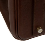 Discover elegance in every detail with our preloved Hermès Birkin 40 Havane Evergrain GHW - a collector's dream
