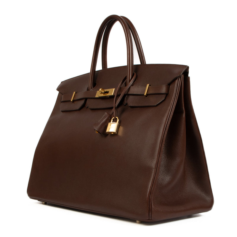 Hermès Birkin 40 Havane Vache Liegee GHW