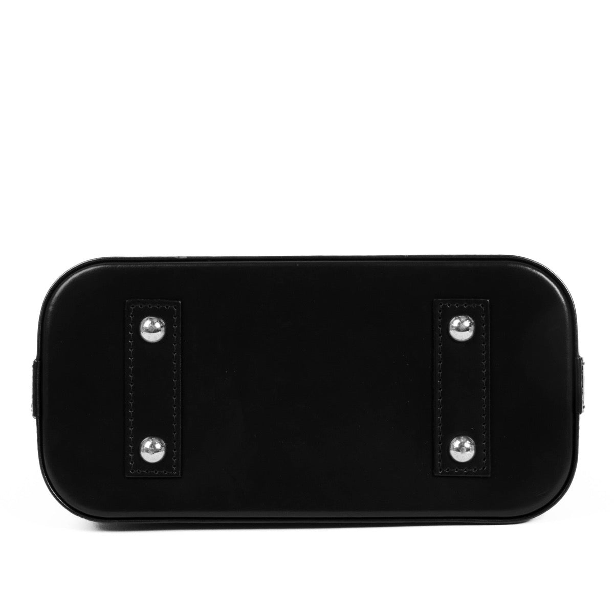Shop safe online at Labellov in Antwerp, Brussels and Knokke this 100% authentic top handle Louis Vuitton Black Epi Leather Alma BB