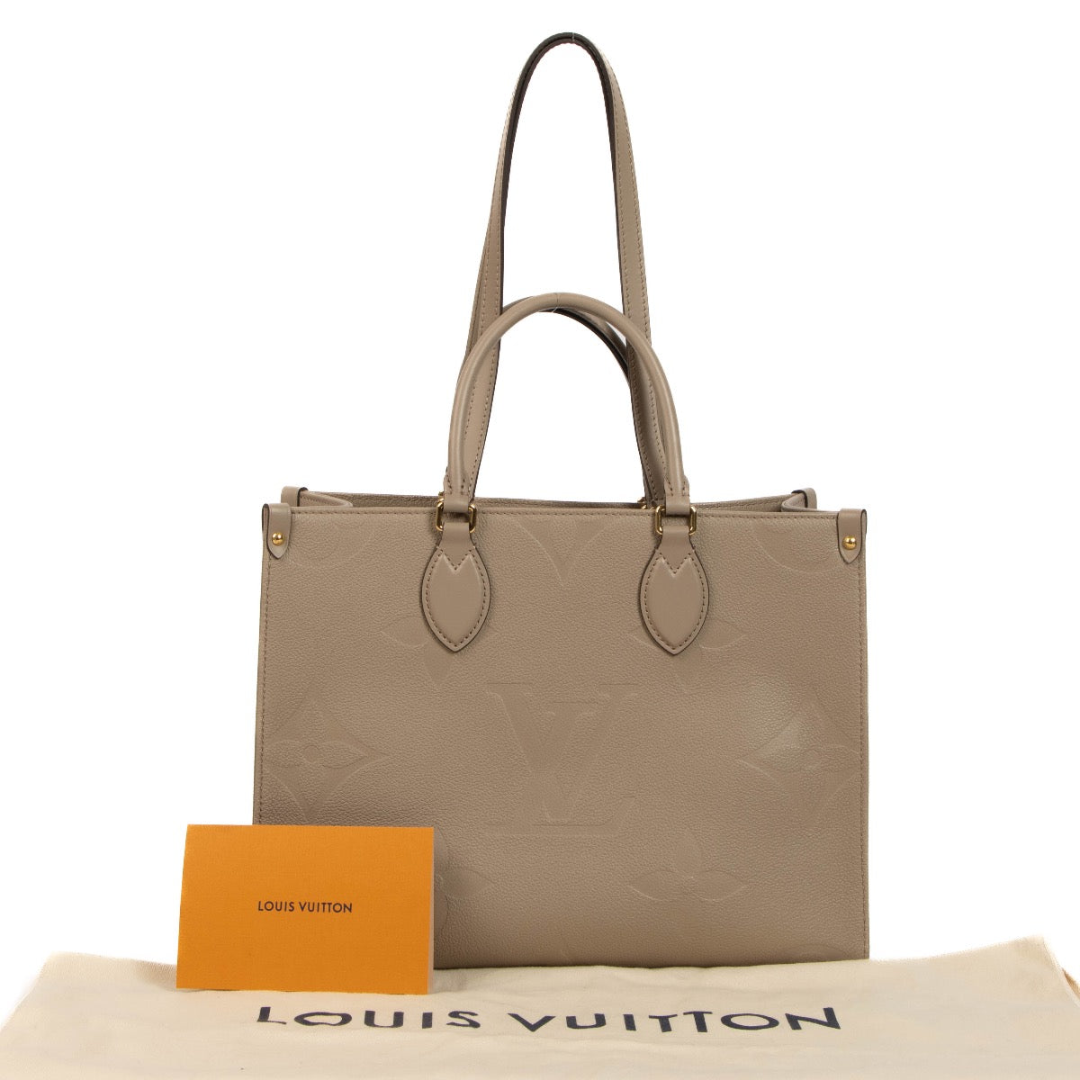 Louis Vuitton Dune Monogram Empreinte Onthego MM Tote Bag