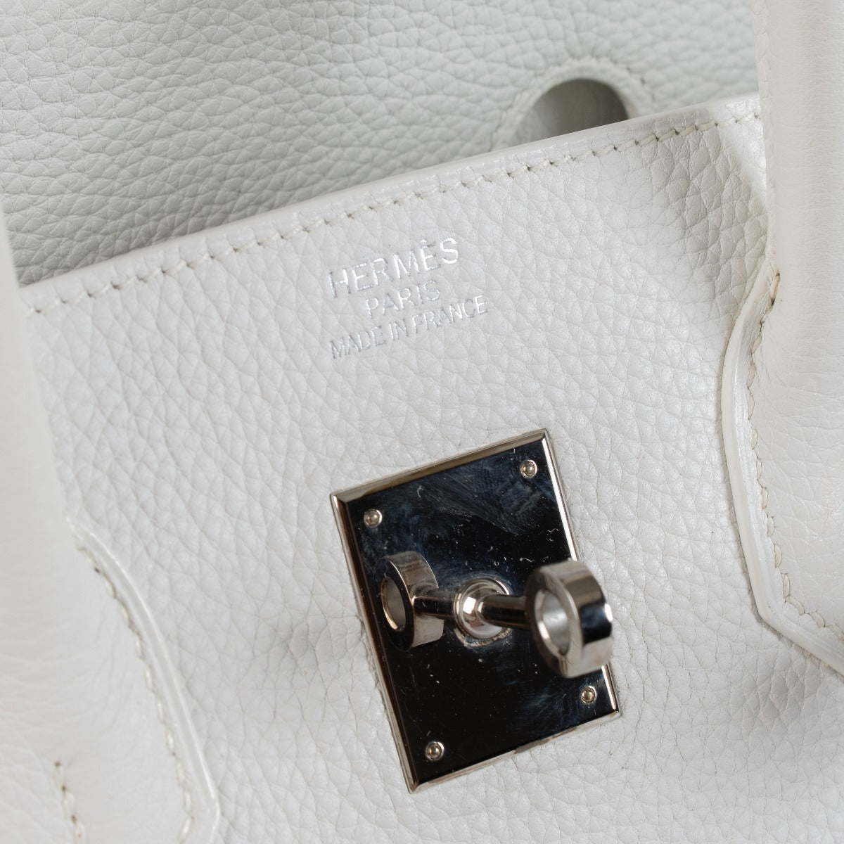 Hermès Birkin 35 White Clemence PHW