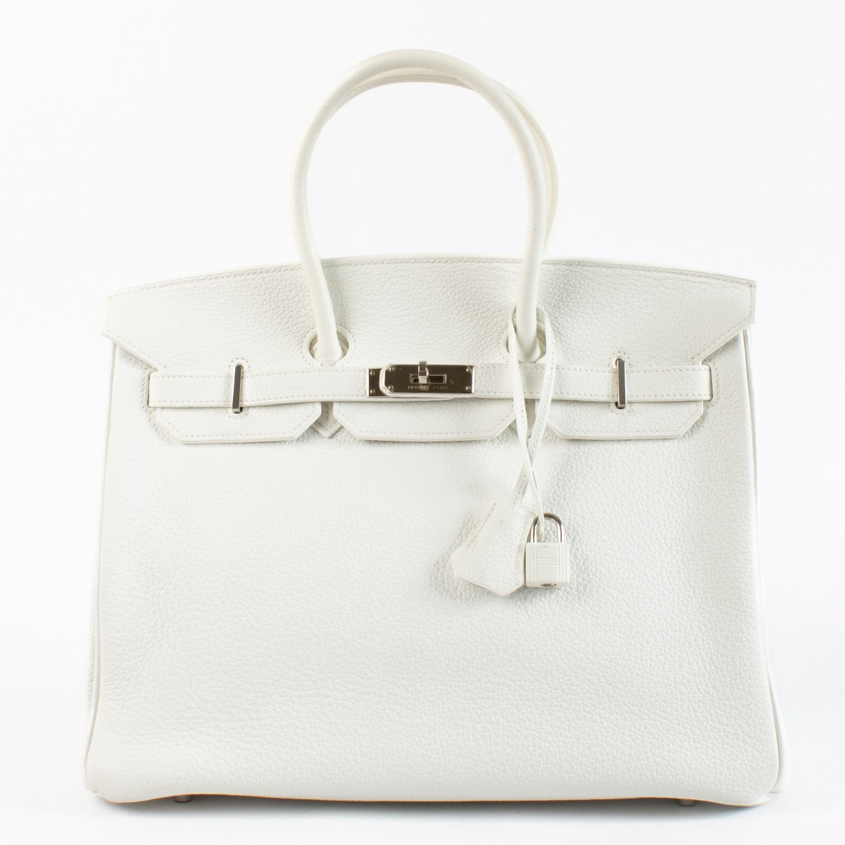 Hermès Birkin 35 White Clemence PHW