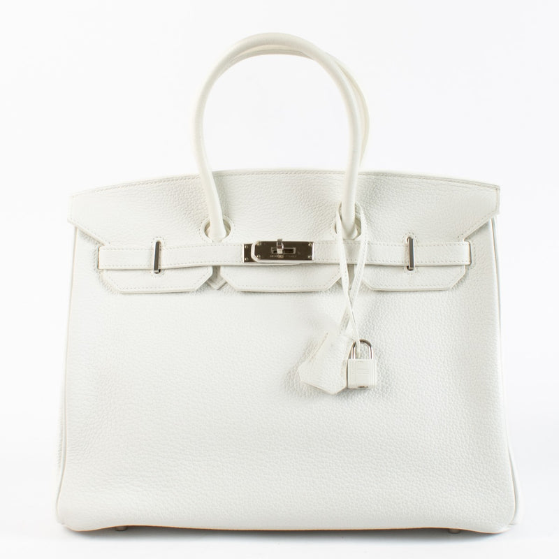 Hermès Birkin 35 White Clemence PHW