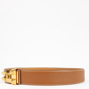 Shop 100% authentic second hand Hermès Gold Collier De Chien Belt on Labellov.com