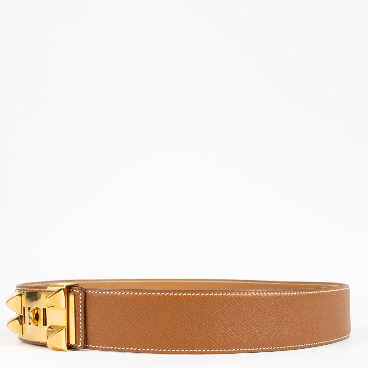 Shop 100% authentic second hand Hermès Gold Collier De Chien Belt on Labellov.com