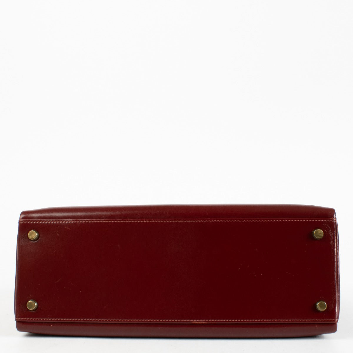 Hermès Vintage Kelly 32 Rouge H Box GHW