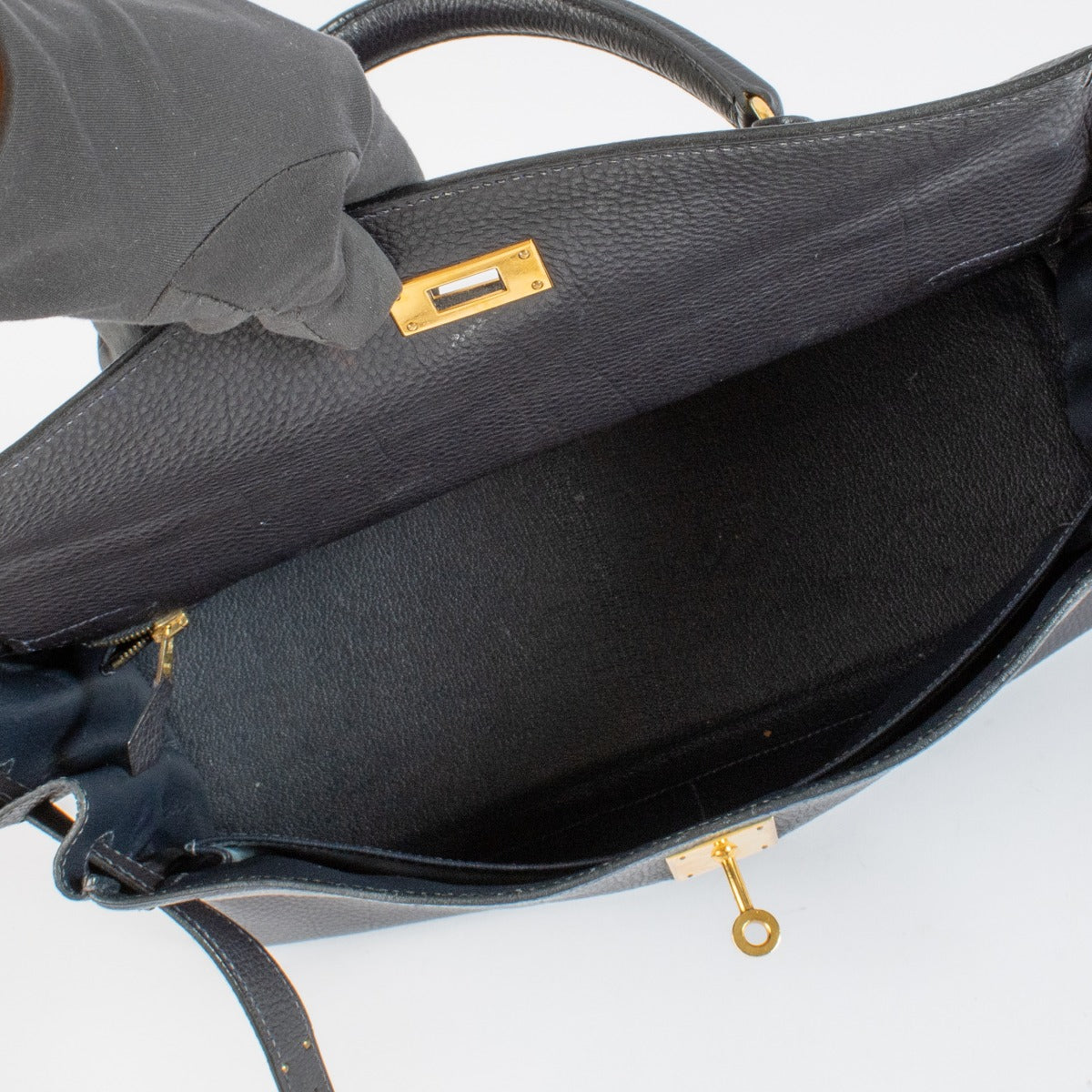 Hermès Kelly 35 Navy Togo GHW