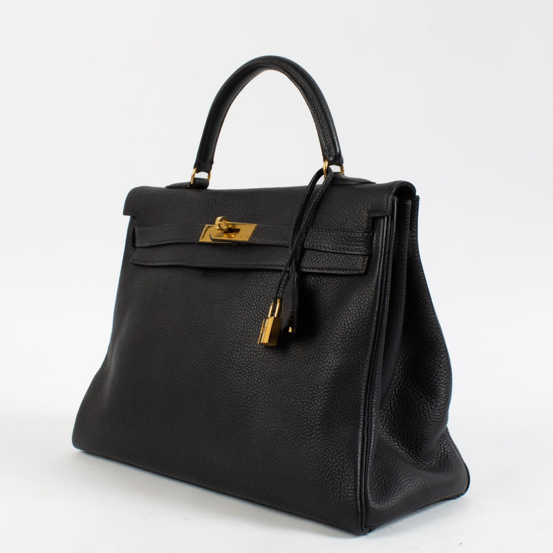 Hermès Kelly 35 Navy Togo GHW