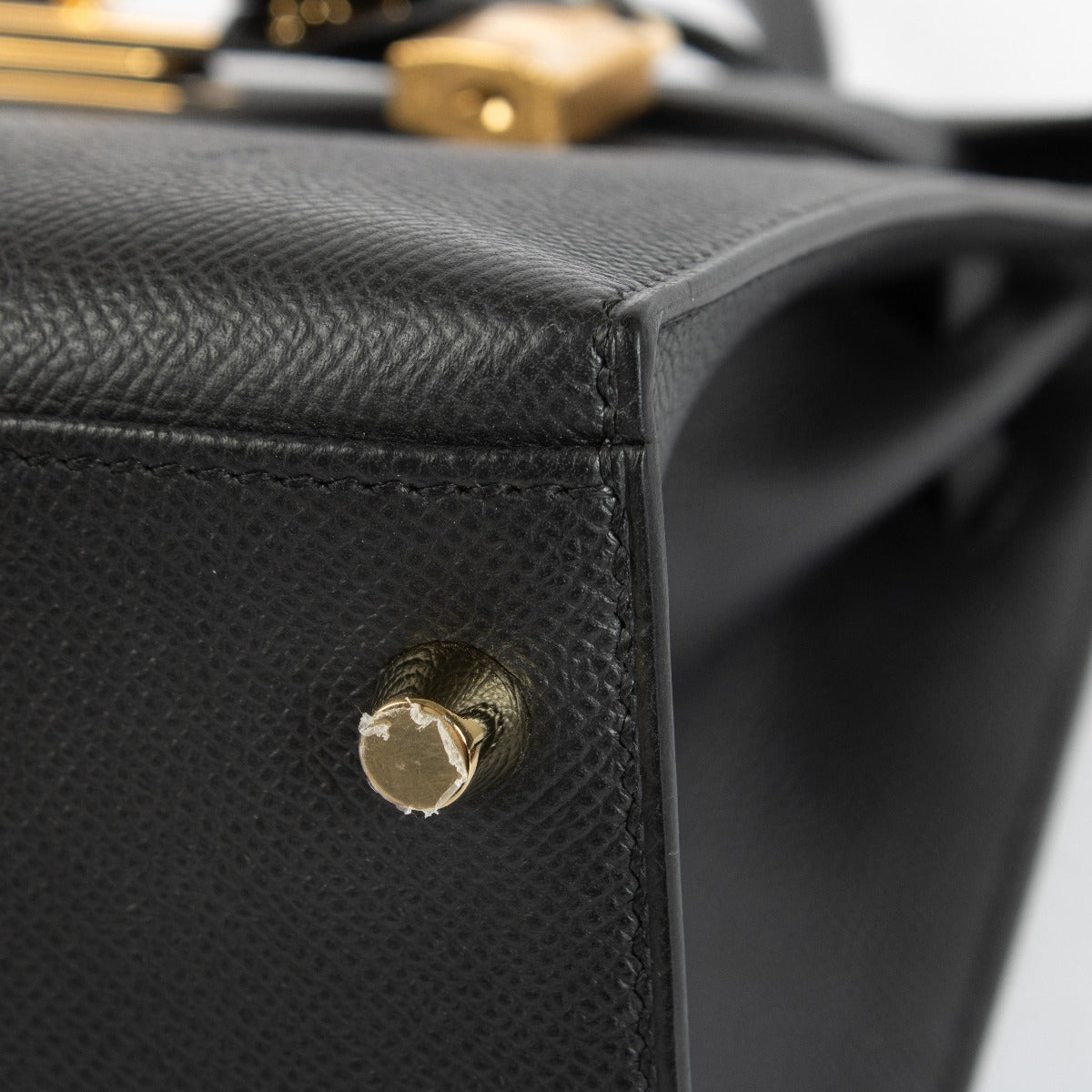 Hermès Kelly 28 Zwart Epsom GHW