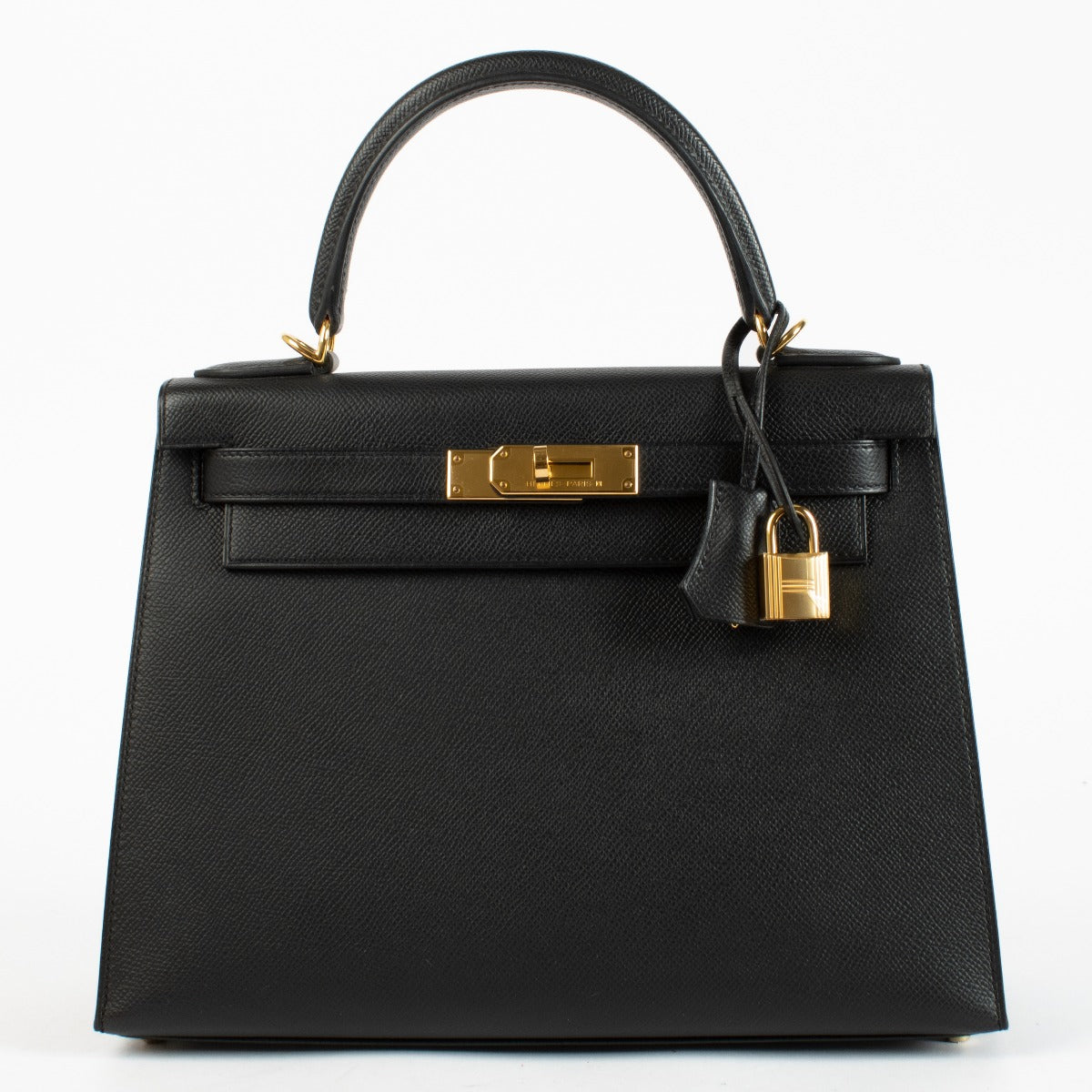 Hermès Kelly 28 Zwart Epsom GHW