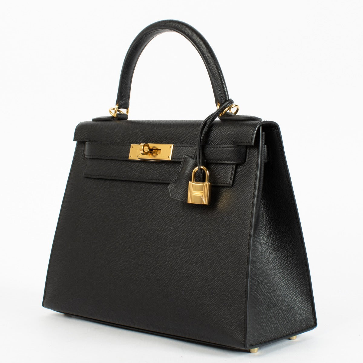 Hermès Kelly 28 Zwart Epsom GHW