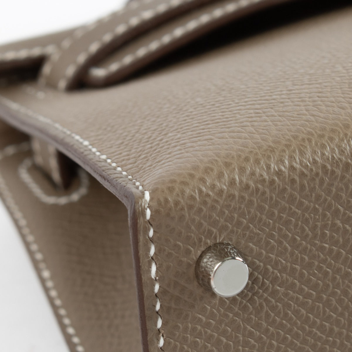Hermès Kelly Mini II Etoupe Epsom PHW