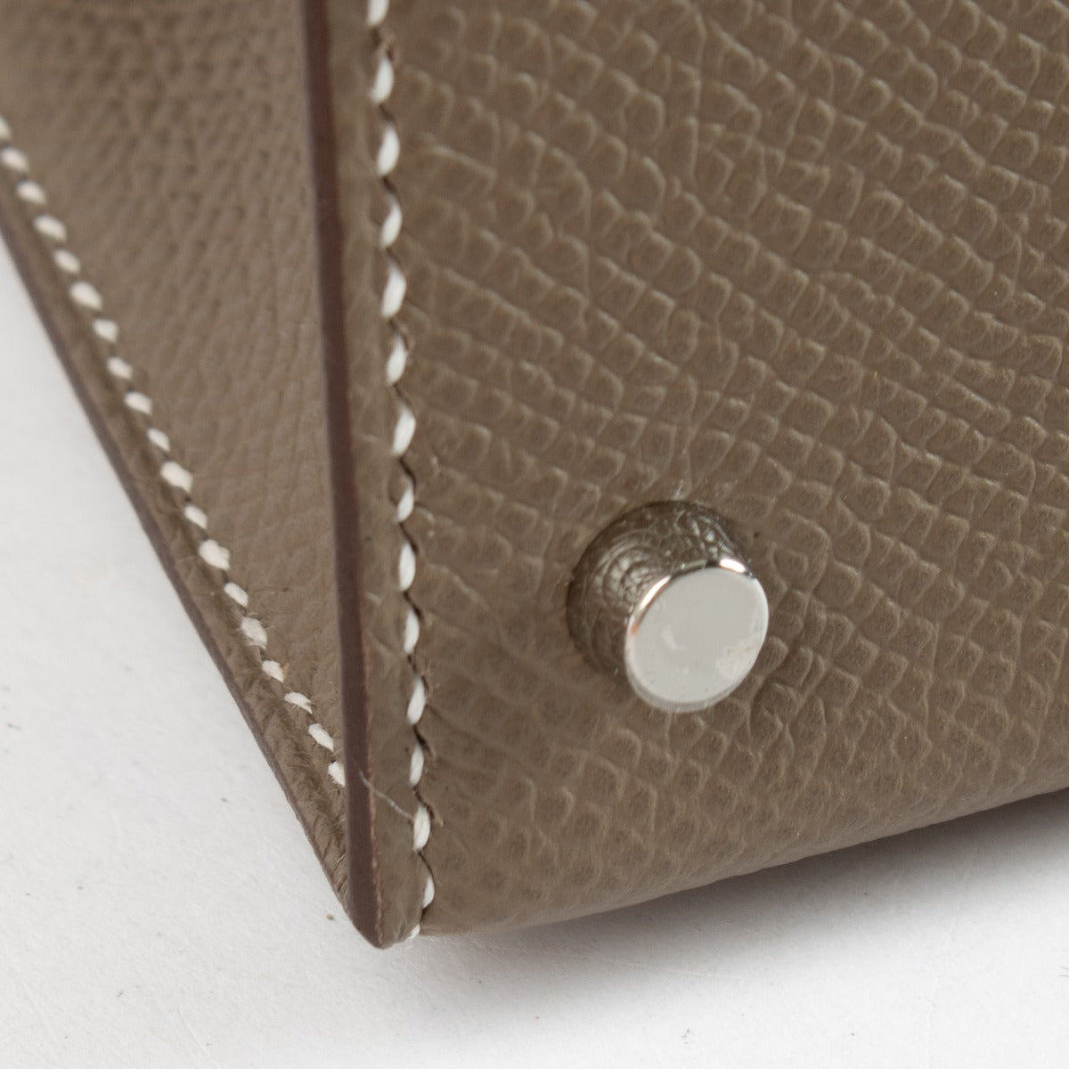 Hermès Kelly Mini II Etoupe Epsom PHW