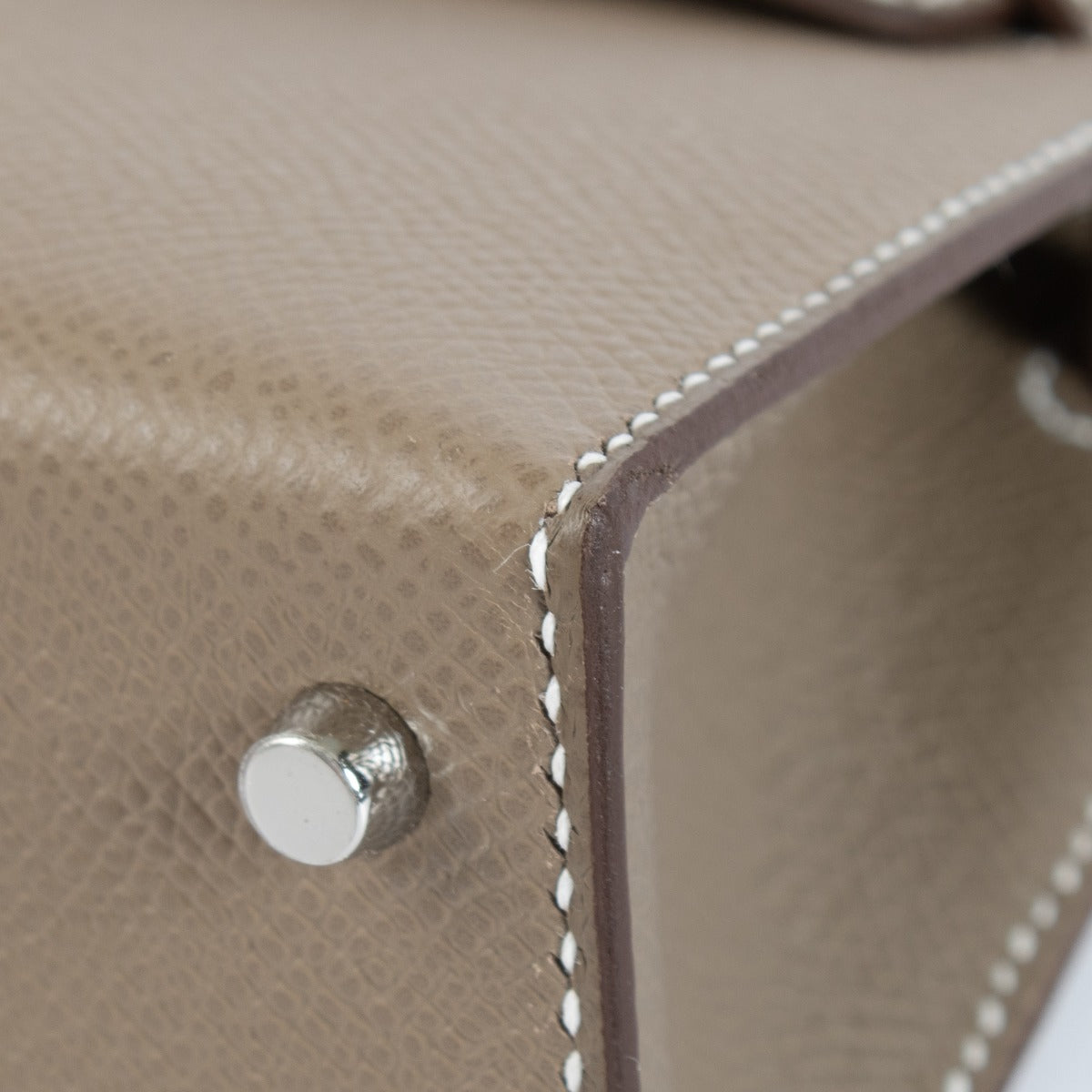 Hermès Kelly Mini II Etoupe Epsom PHW