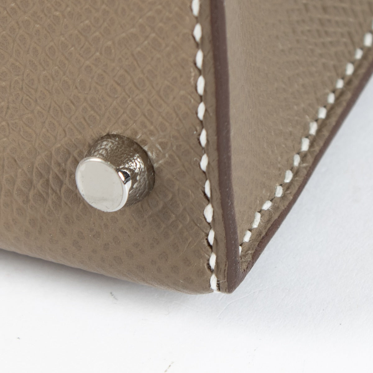 Hermès Kelly Mini II Etoupe Epsom PHW