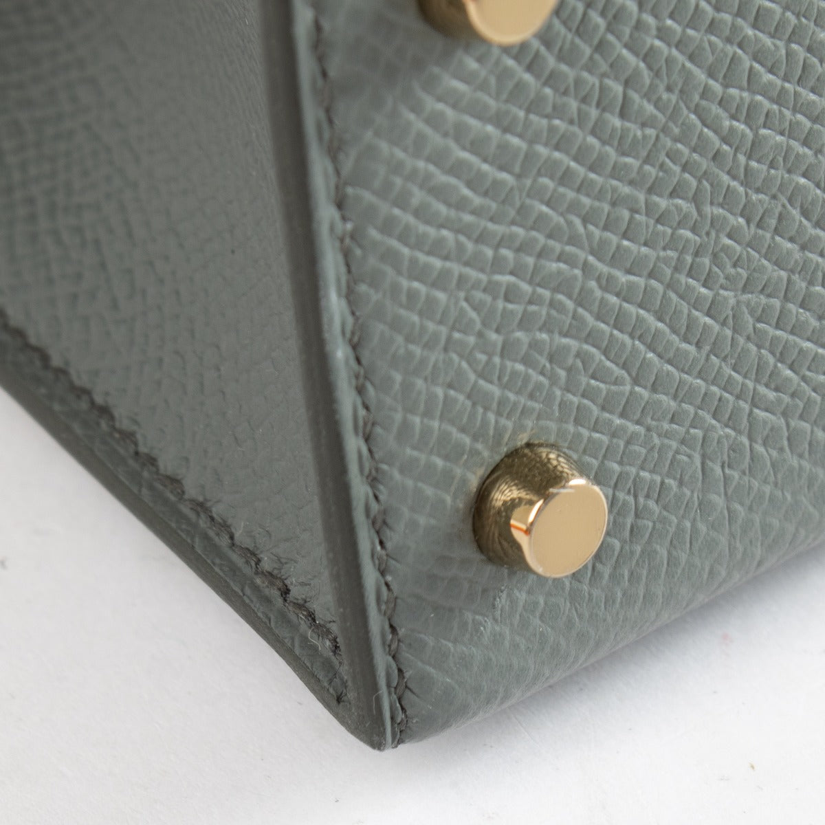 Hermès Kelly Mini II Vert Amande Epsom PBHW