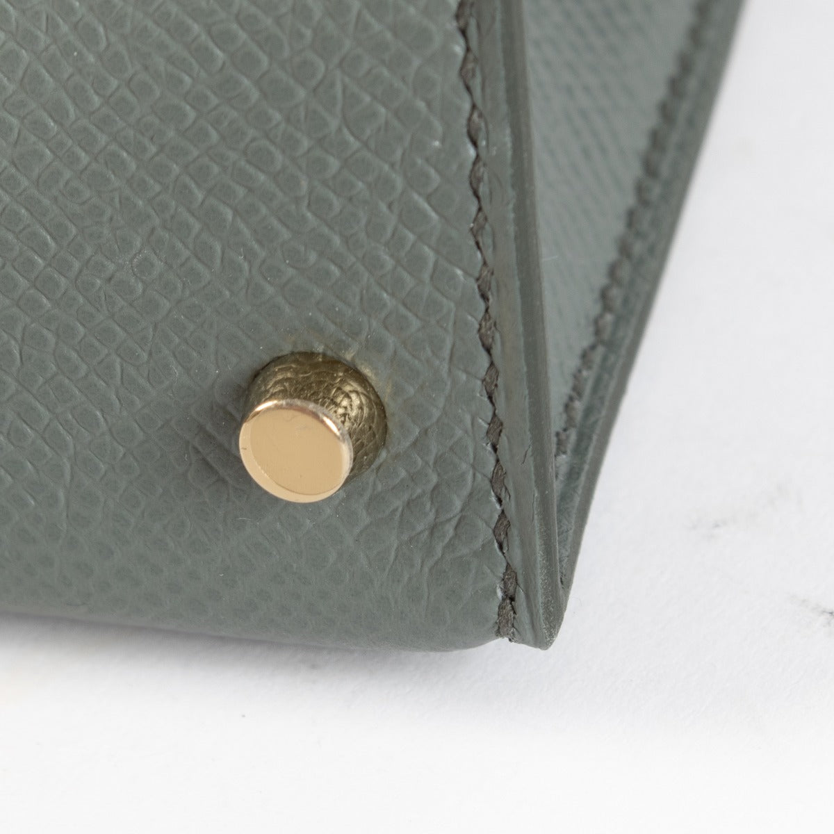 Hermès Kelly Mini II Vert Amande Epsom PBHW