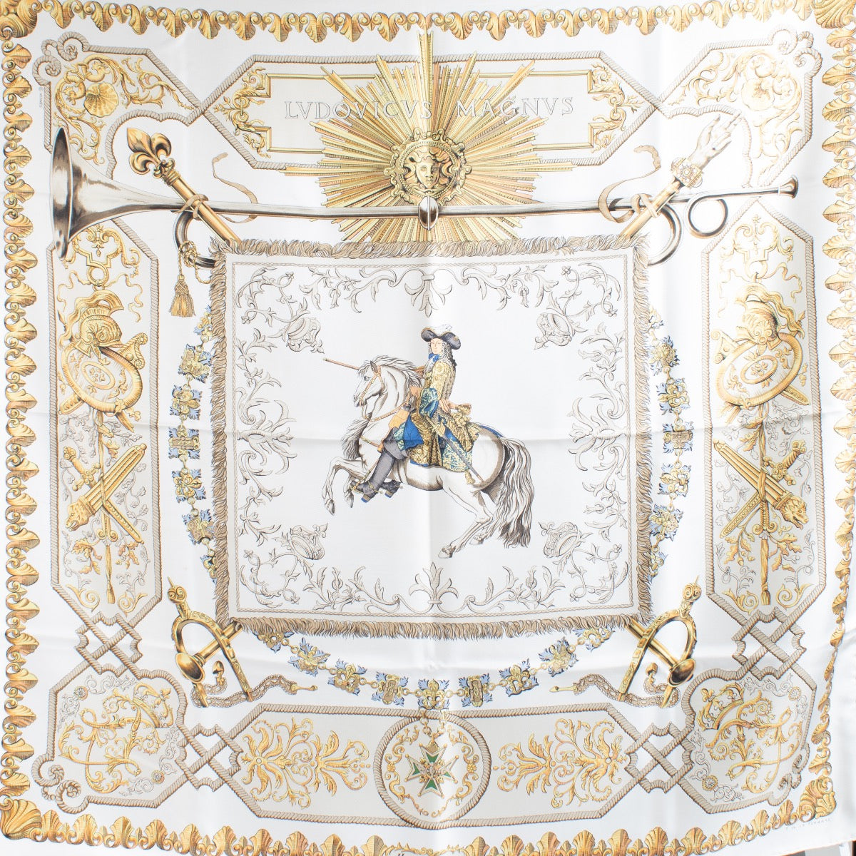 Shop 100% authentic second hand Hermès Ludovicvs Magnvs Scarf on Labellov.com