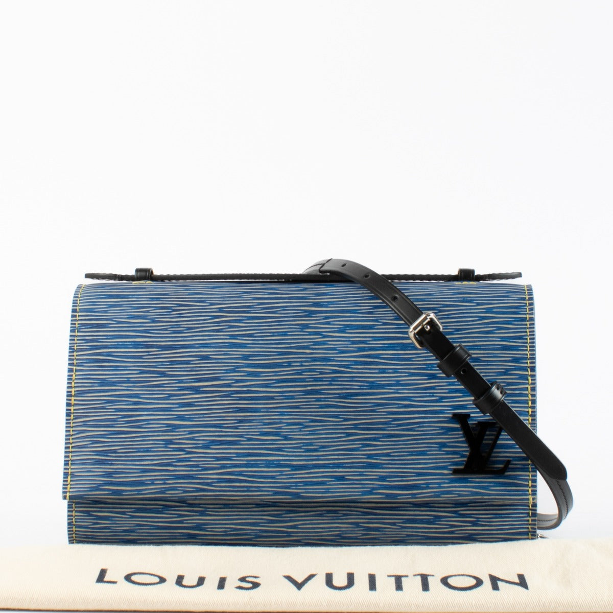 Pochette Clery Louis Vuitton en jean et cuir Epi