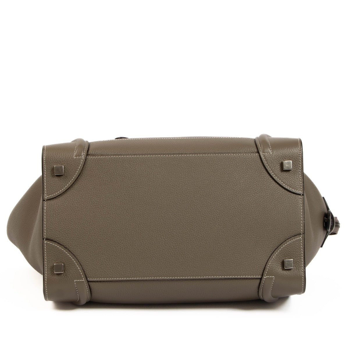 shop 100% authentic second hand Celine Grey Drummed Leather Mini Luggage Bag on Labellov.com