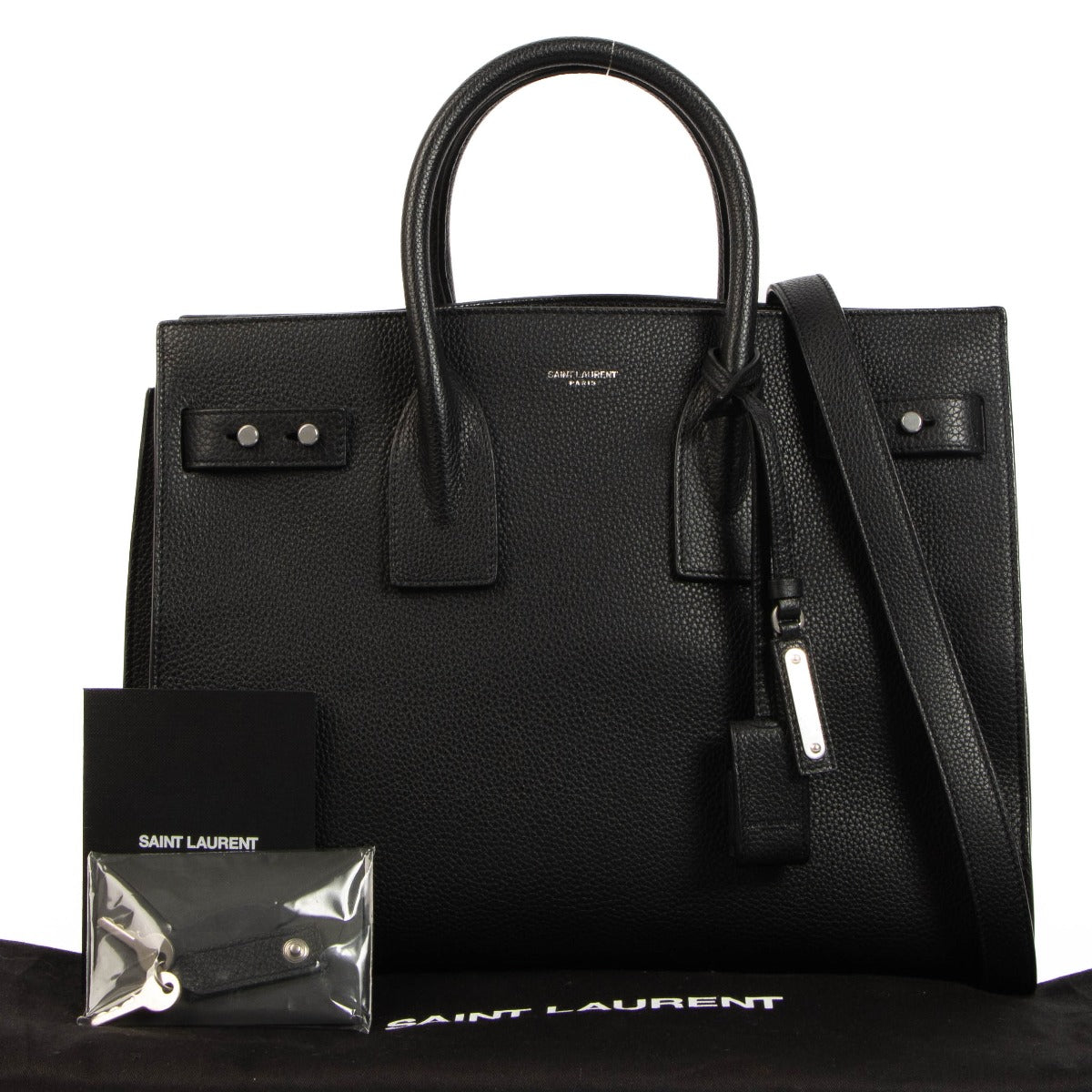 Saint Laurent Black Sac de Jour Supple Small Bag