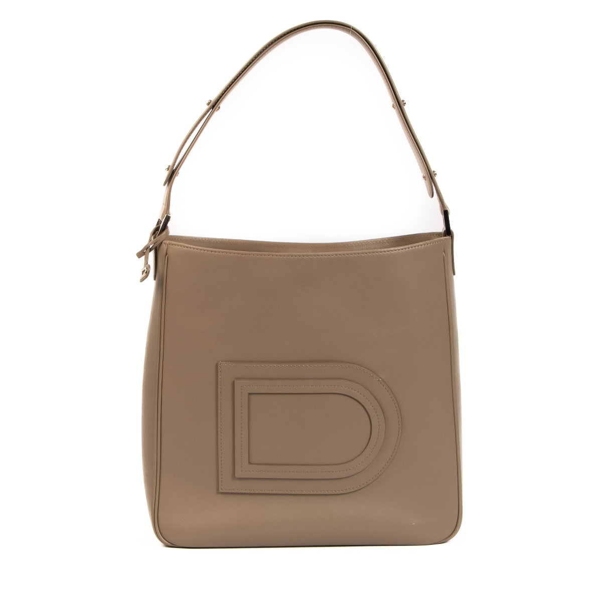 shop 100% authentic second hand Delvaux Tourterelle Allure Louise Hobo MM on Labellov.com