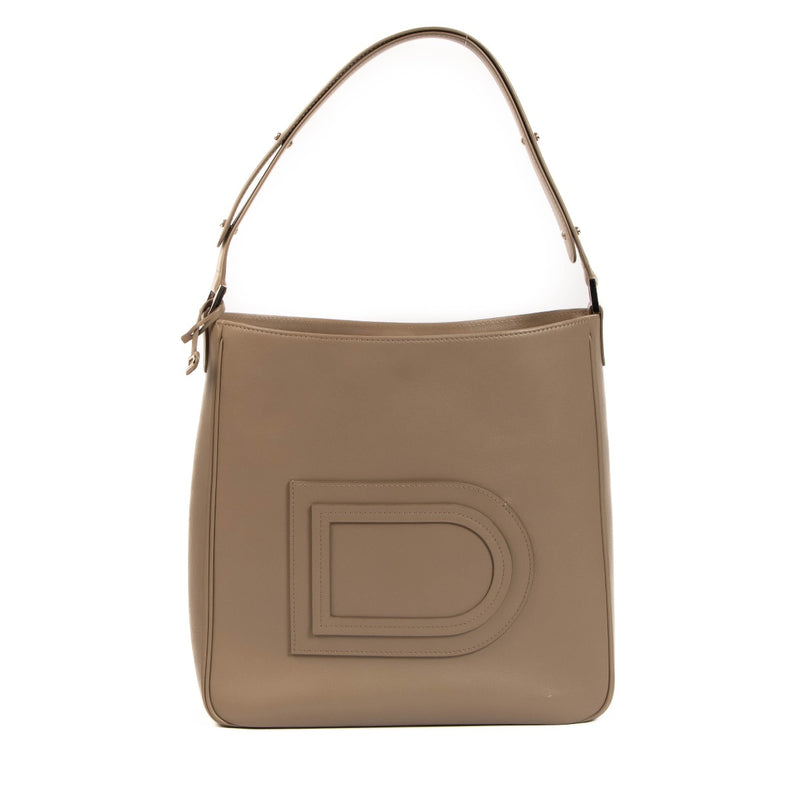 shop 100% authentic second hand Delvaux Tourterelle Allure Louise Hobo MM on Labellov.com