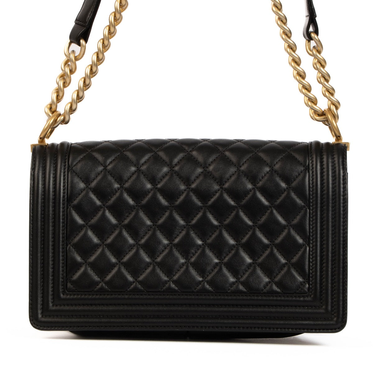 Chanel Medium Boy Bag van zwart kalfsleer