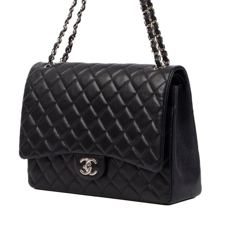 Shop 100% authentic second-hand Chanel Blue Classic Flap Bag on Labellov.com